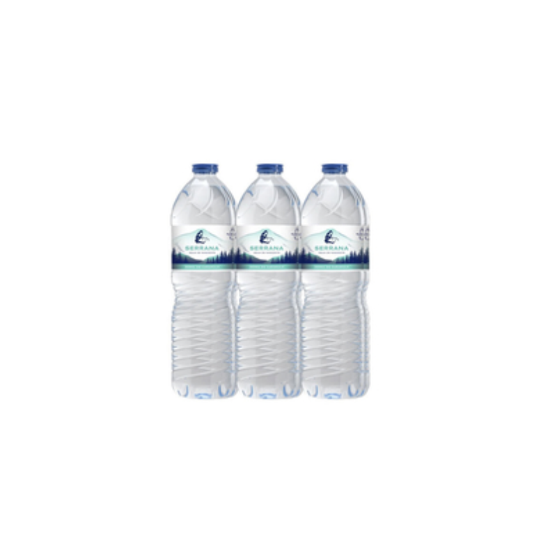 Agua SERRANA 1,5 Lts - Pack 6 Unid.